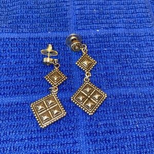 Brighton silver dangle earrings